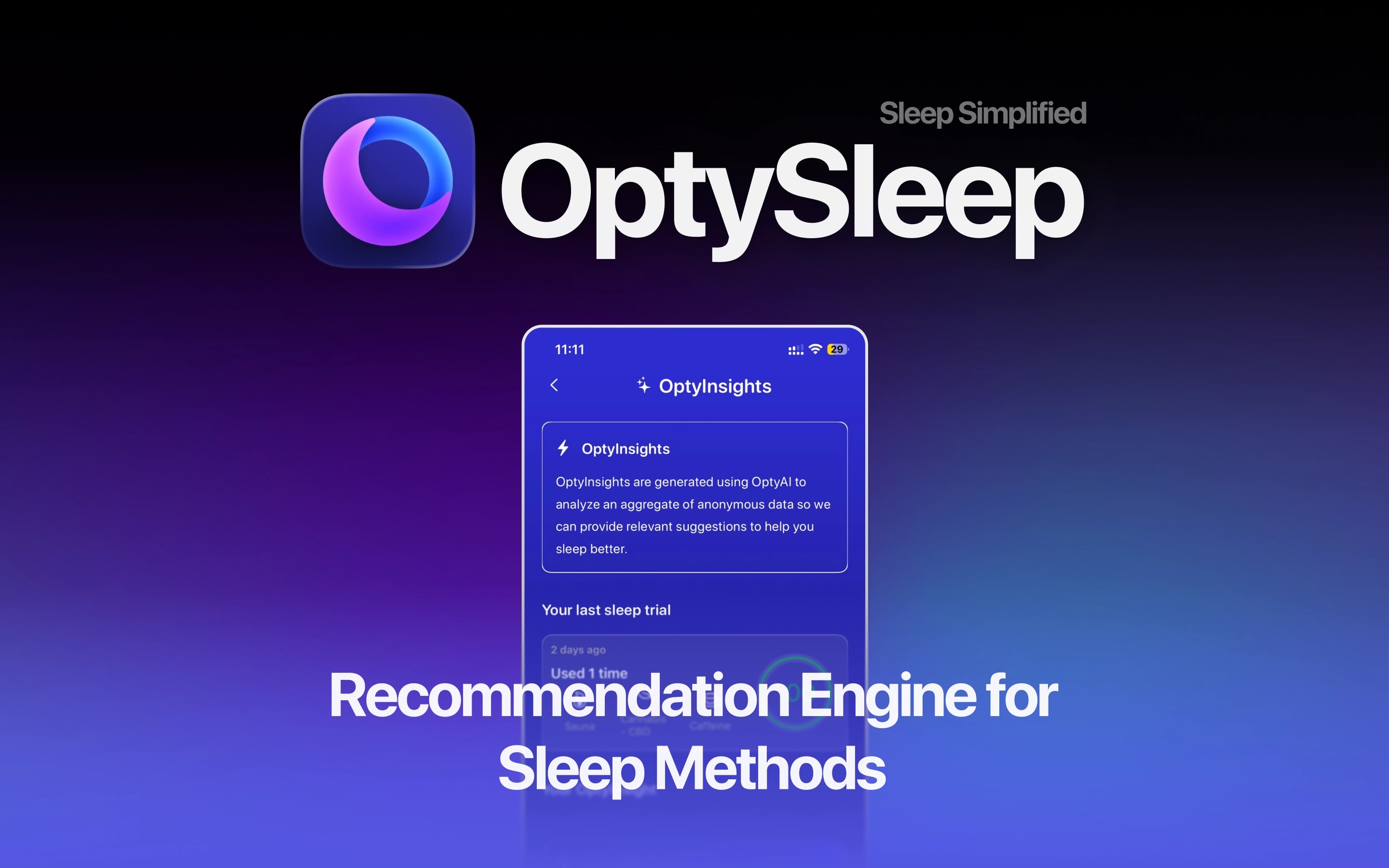 OptyAI for OptySleep